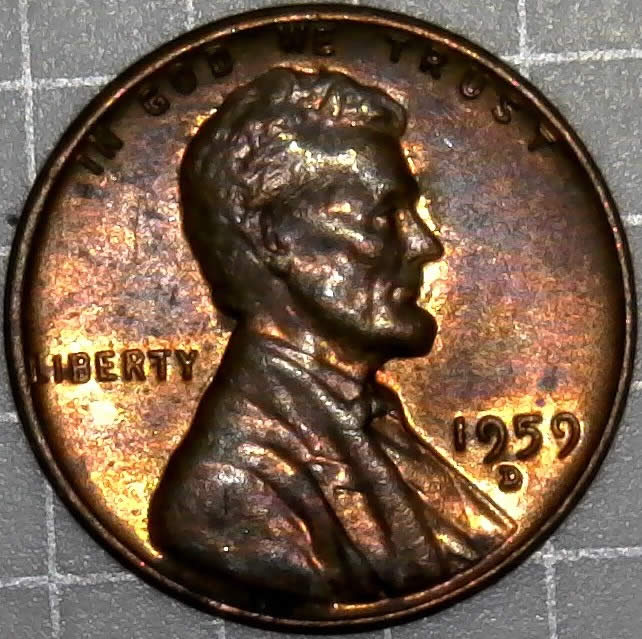 1959-D-Lincoln-Memorial-Cent-1MM-001-Found-CRH!-From-Circulated-Bankroll
